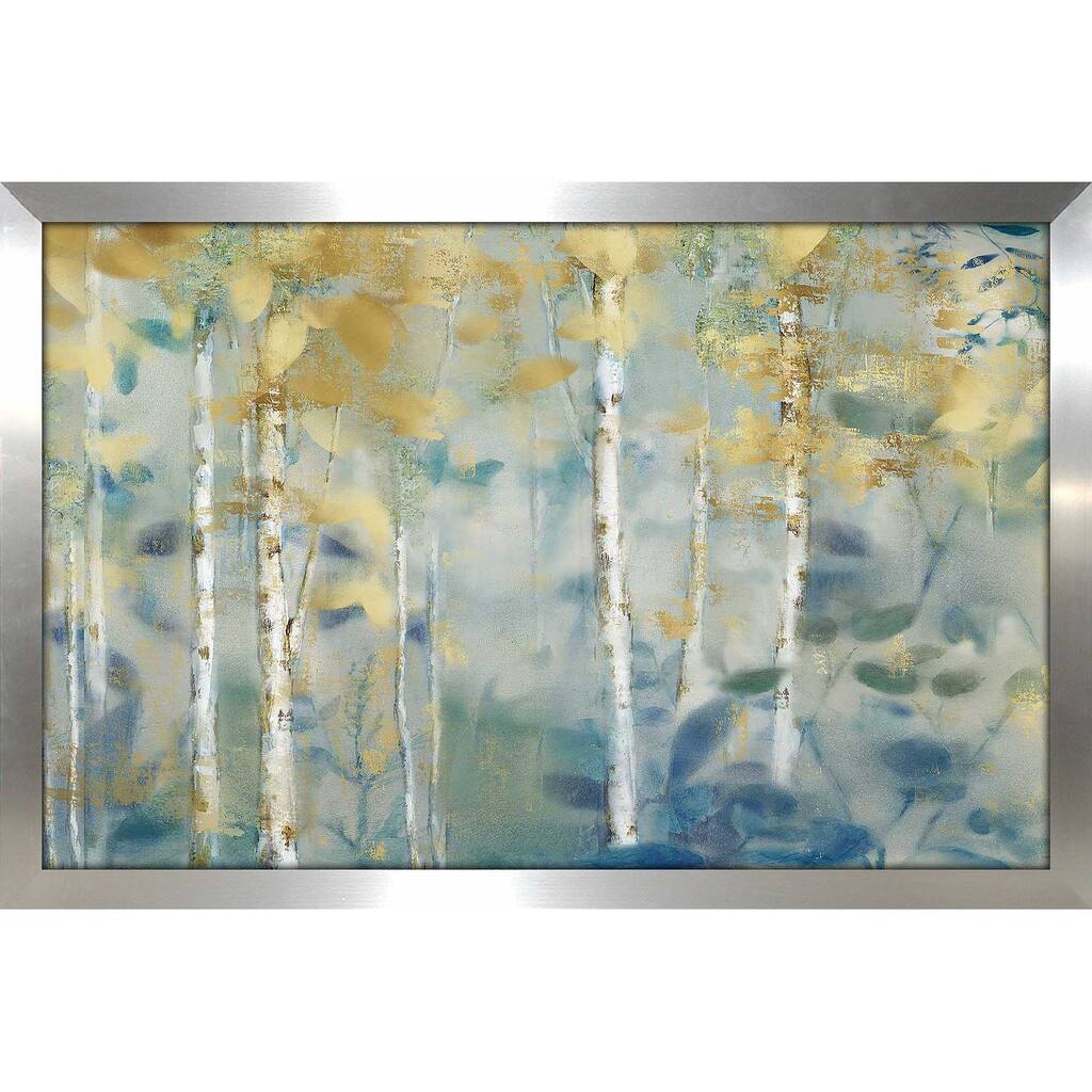 "Gilded Forest II (Horizontal)" by Nan Print on Acrylic