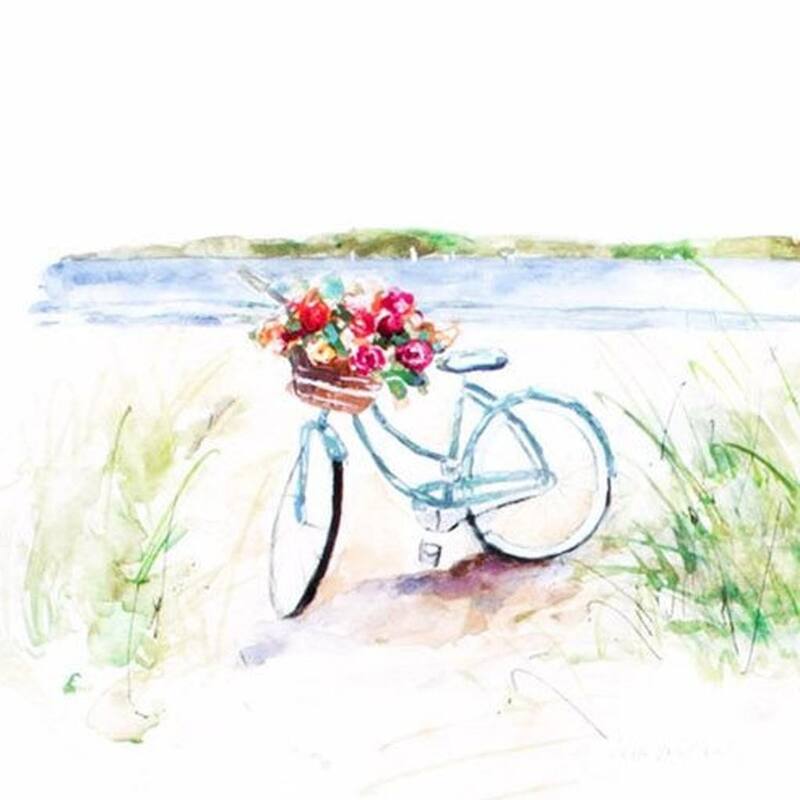 HomeRoots Set Of Two Summer Ride Brown Framed Wall Art