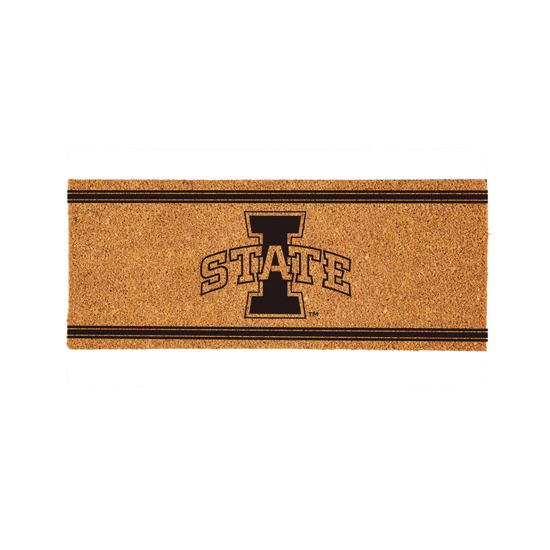 Iowa State University Monochrome Indoor/Outdoor Coir Door Mat