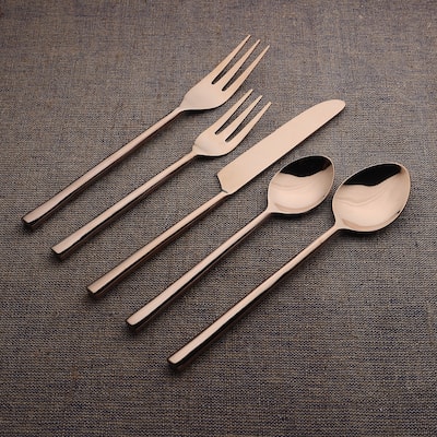 Sundance Bronze PVD Flatware, 5-Pc. Place Setting