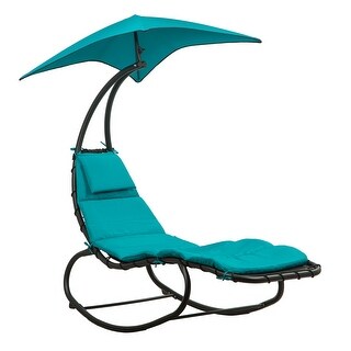 Belleze Outdoor Lounge Chair Swing Cushion Seat Hammock Canopy Overstock 31506931