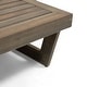 preview thumbnail 5 of 10, Sherwood Outdoor Acacia Wood Coffee Table by Christopher Knight Home