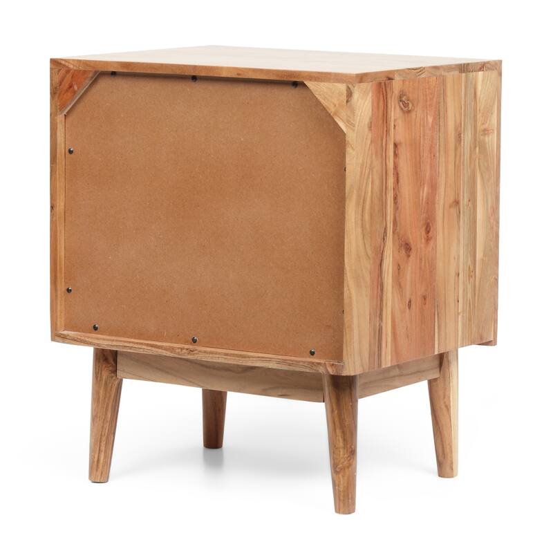 Classic 1-Door Bedside Cabinet - Compact Storage for Bedroom