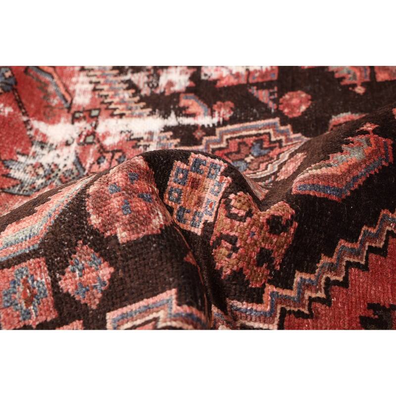 ECARPETGALLERY Hand-knotted Antalya Vintage Black, Dark Copper Wool Rug - 3'9 x 6'4