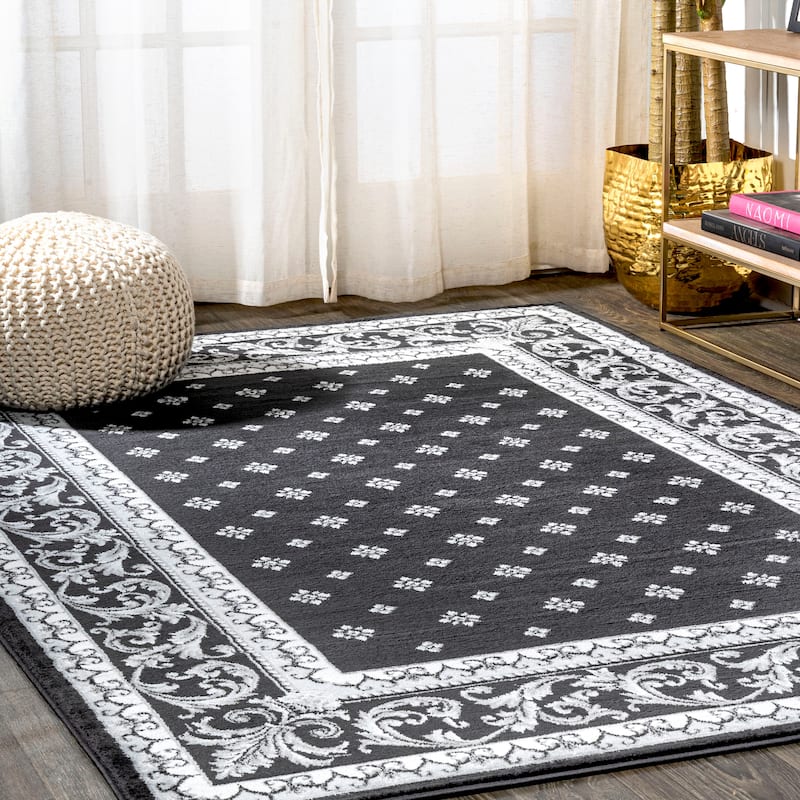 JONATHAN Y Marrakesh French Border Area Rug