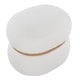 preview thumbnail 10 of 21, Carson Carrington Lena Pouf Ottoman with Natural Wood Accent