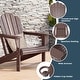 preview thumbnail 57 of 156, Aderson Outdoor Poly Adirondack Chair With Ottoman And Side Table 12-Piece Set