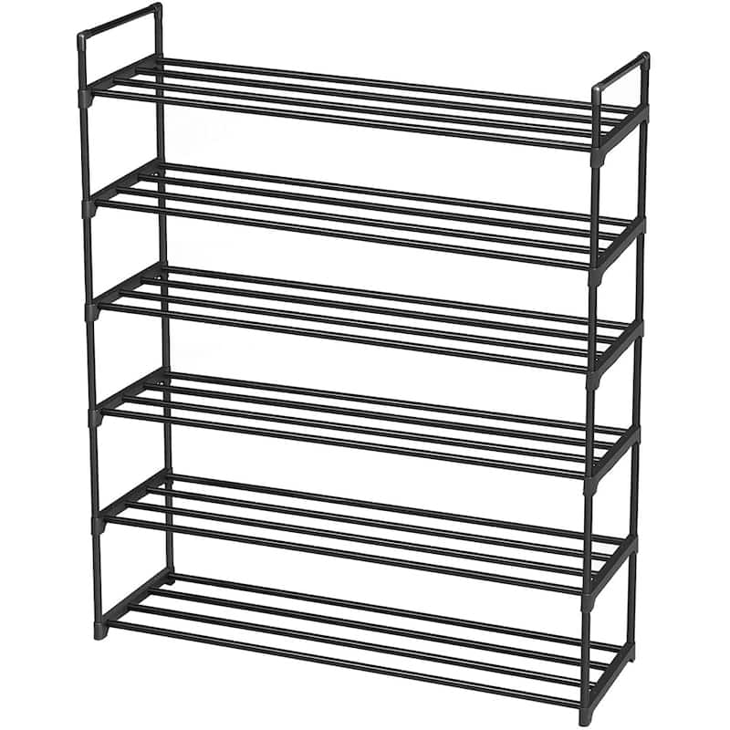 6 Tiers Shoe Rack Shoe Tower Shelf Storage Organizer