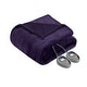 preview thumbnail 24 of 46, Beautyrest Solid Microlight to Berber Heated Blanket