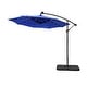 preview thumbnail 13 of 37, 10 Ft. Solar Power Lighted Patio Umbrella with Base Stand Royal Blue