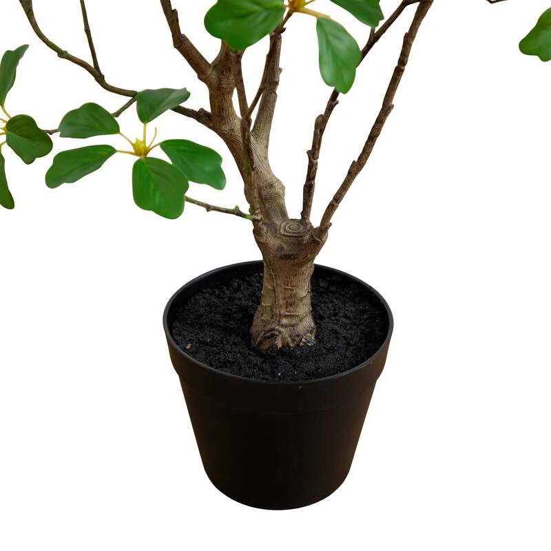 Potted Dogwood Artificial Tree - 4' - Green and Pink