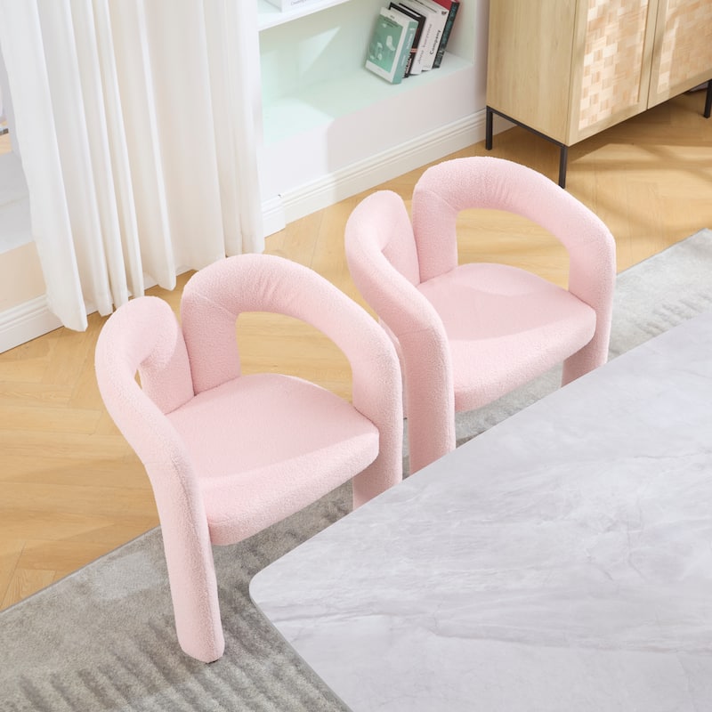 Modern Velvet Upholstered Accent Chair – Barrel-Shaped Dining Side Chair For Kitchen Or Living Room (Set Of 2)‌