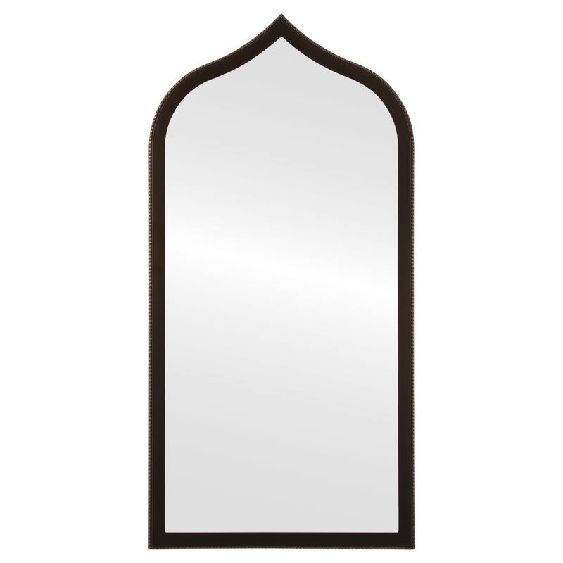 Van Buren Framed Full Length Mirror - Teardrop Cathedral - 23.4x47.4 - Rubbed Bronze