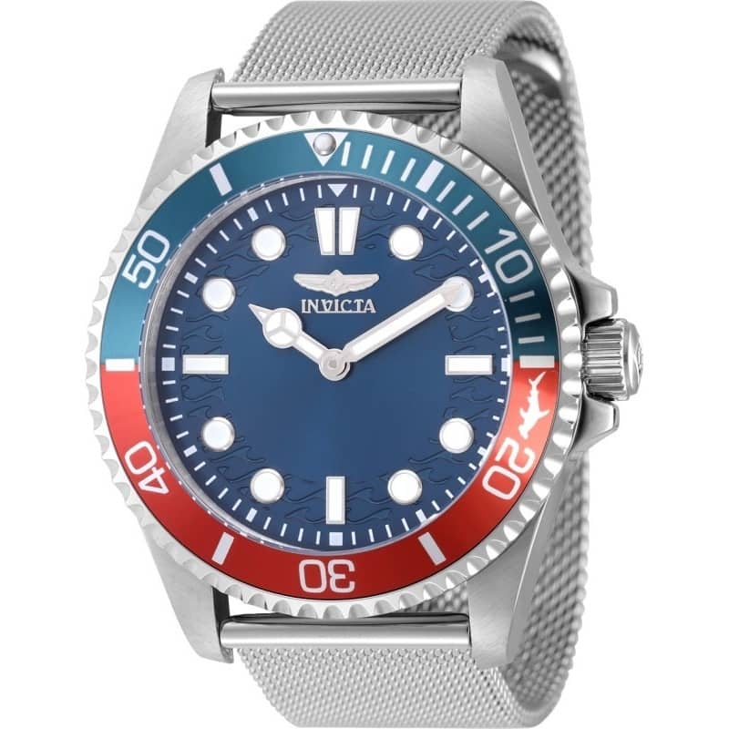 Invicta Men's 49688 Pro Diver Quartz 2026 Brass Dial Watch - Blue