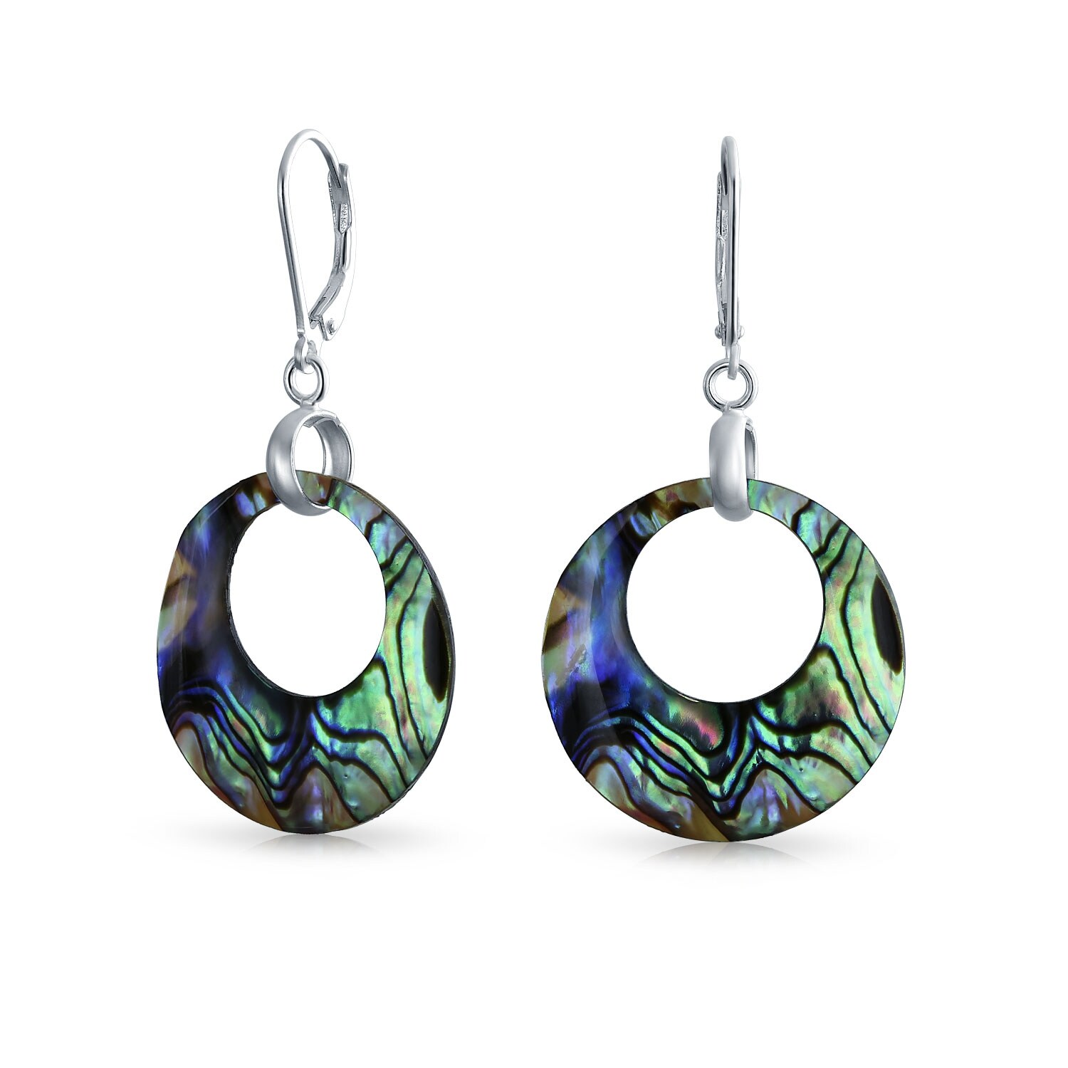 Details about Genuine Abalone Circles 925 Sterling Silver Stud Earrings Round Details about Genuine Abalone Circles 925 Sterling Silver Stud Earrings Round