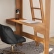 preview thumbnail 20 of 27, Max and Lily Mid-Century Modern Twin Loft Bed with Desk and Bookshelf