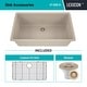 preview thumbnail 6 of 7, Lexicon Drop-In Quartz 32 Inch Single Bowl Kitchen Sink Kit