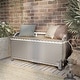 preview thumbnail 3 of 11, Courtnie Beach Aluminum Outdoor Poolside Storage Bench by Furniture of America