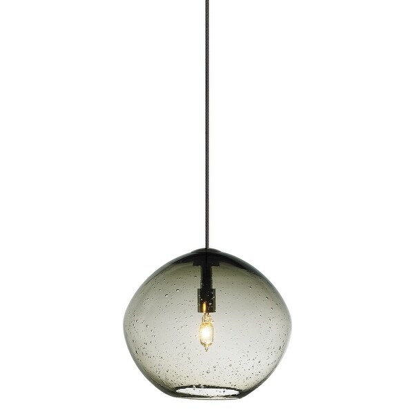 Tech Lighting 700fjislak Mini Isla 1 Light Freejack Pendant With Smoke Seeded Gl N A Tech Lighting 700fjislak Mini Isla 1 Light Freejack Pendant With Smoke Seeded Gl N A