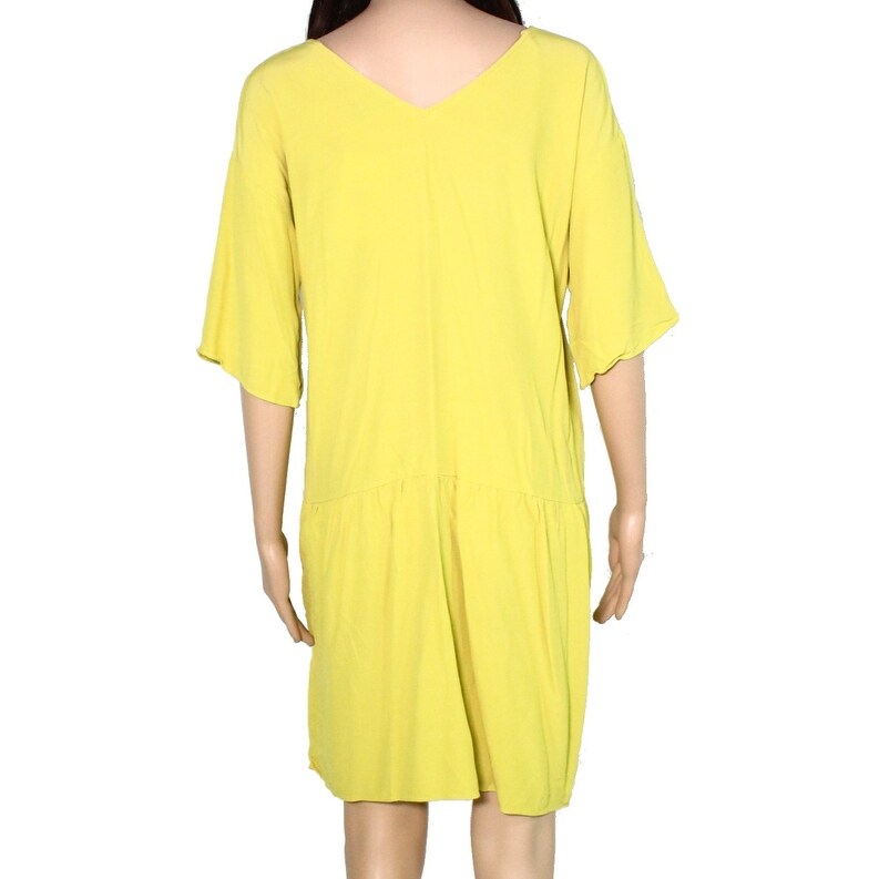 eileen fisher yellow dress