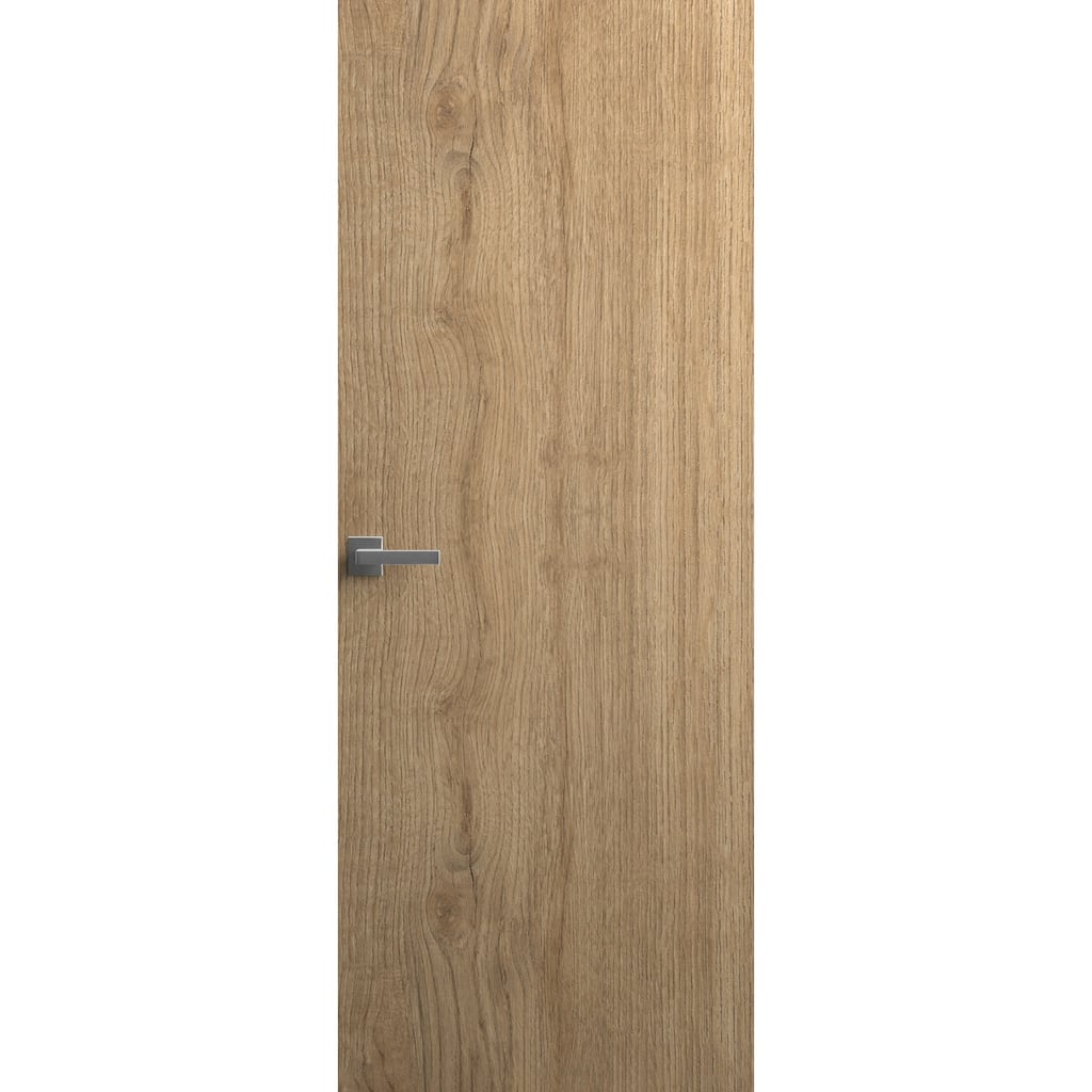 Solid Hidden Door with Handle Planum 0010 Split Wood