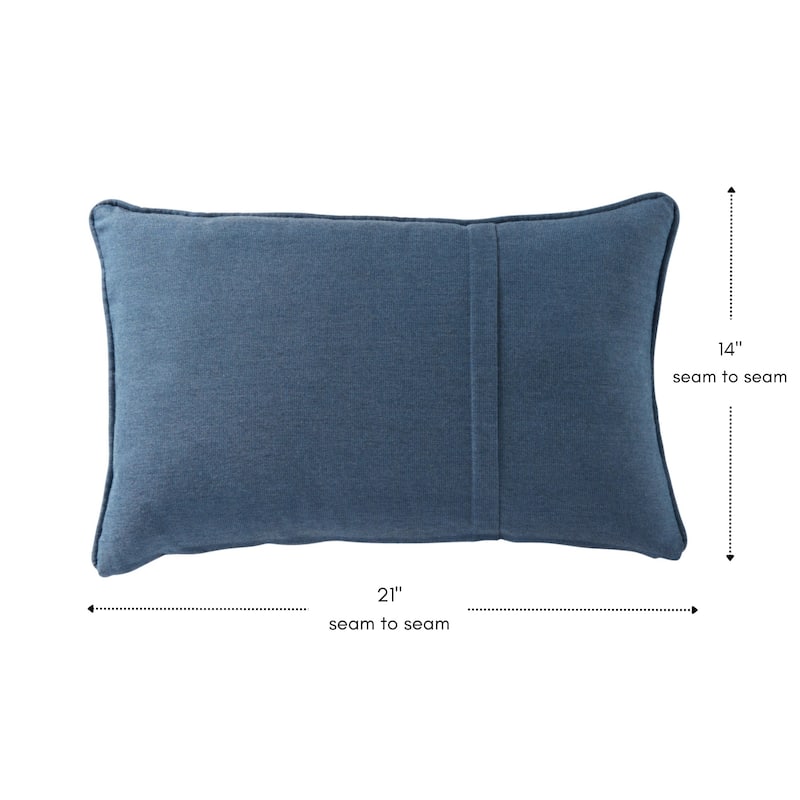 Greendale Home Fashions Sunbrella 21" x 14" Rectangle Outdoor Throw Pillow (Set of 2)