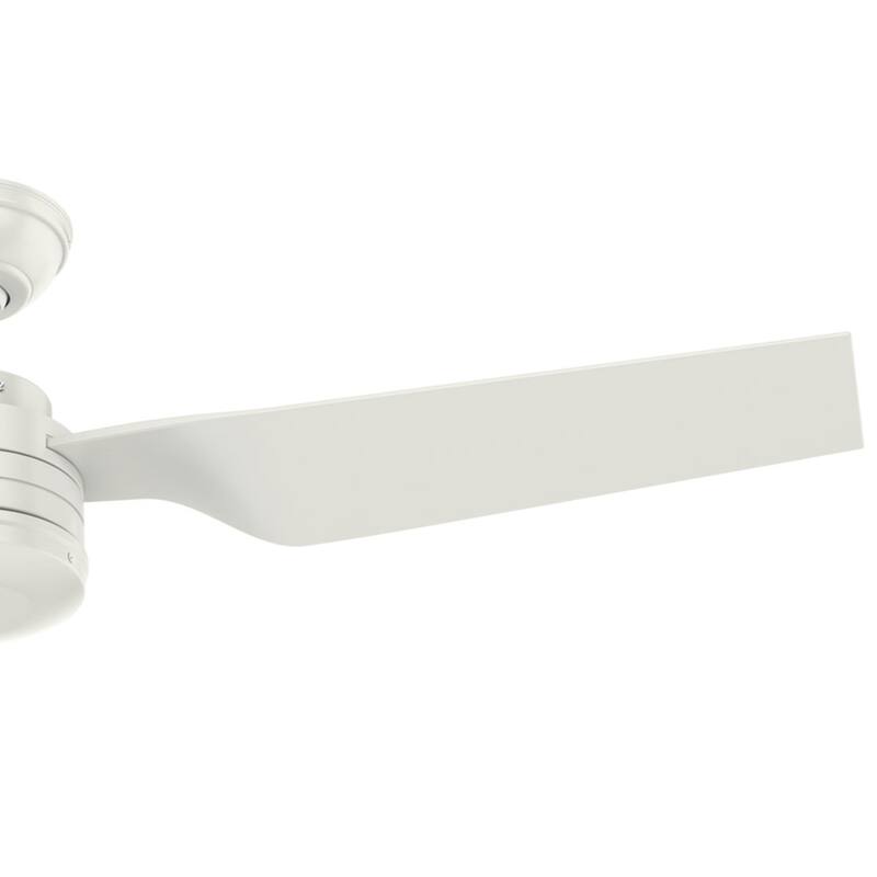 Hunter 52" Cabo Frio Outdoor Ceiling Fan with Wall Control - Modern Industrial - Damp Rated!