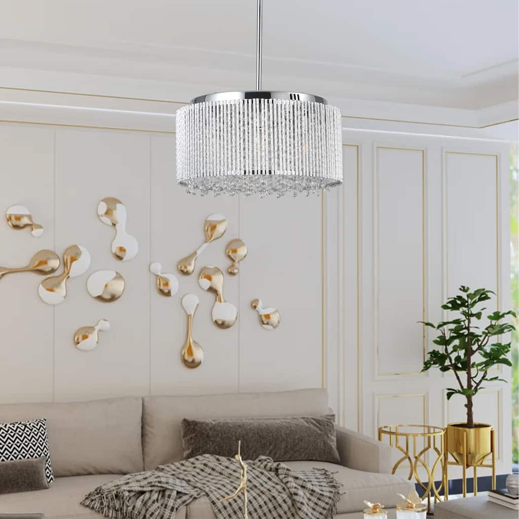 Crystal Chandelier Modern Luxury Chandelier Ceiling Lights Fixture for Dining Living Room Bedroom