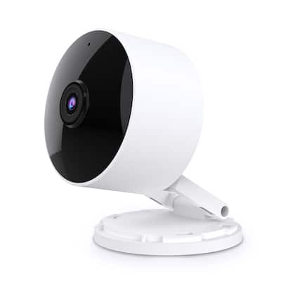 Indoor Security Camera with Motion Detection, 30ft. Night Vision - White