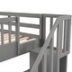 preview thumbnail 12 of 17, Merax Stairway Twin over Twin Bunk Bed with 3 Drawers