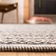 preview thumbnail 4 of 4, SAFAVIEH Handmade Flatweave Montauk Laetitia Cotton Rug - Ivory/Black - 6' x 9'