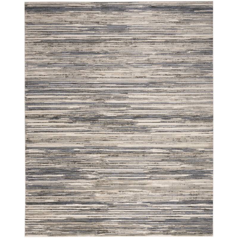 Nourison Serenity Home Indoor Abstract Area Rug - 7' 10" x 9' 10" - Grey