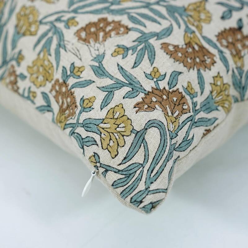 Fabdivine Throw Home Decor Pillow Cover Brown Boho Sofa, Thrnoy Stems