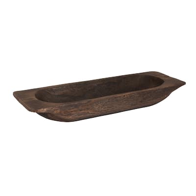 Decorative Paulownia Wood Tray Bowl