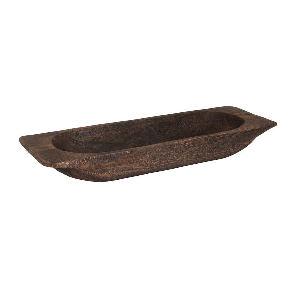 Decorative Paulownia Wood Tray Bowl