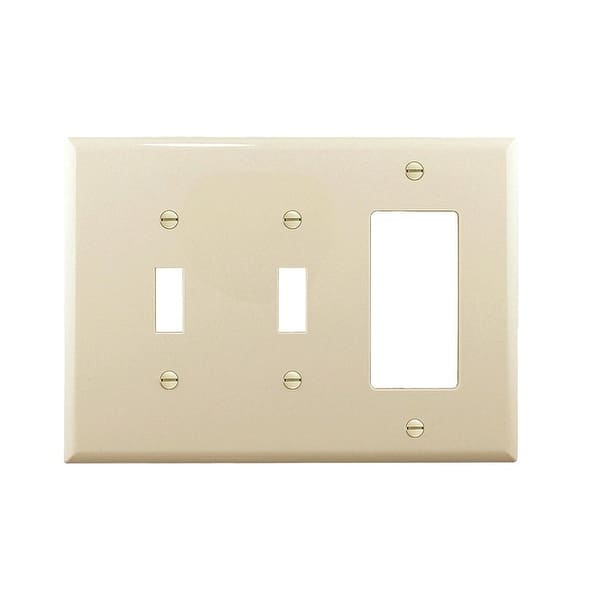 Cooper Wiring Pj226la Toggle Decorator Wall Plate 3 Gang Pj226la Toggle Decorator Wall Plate