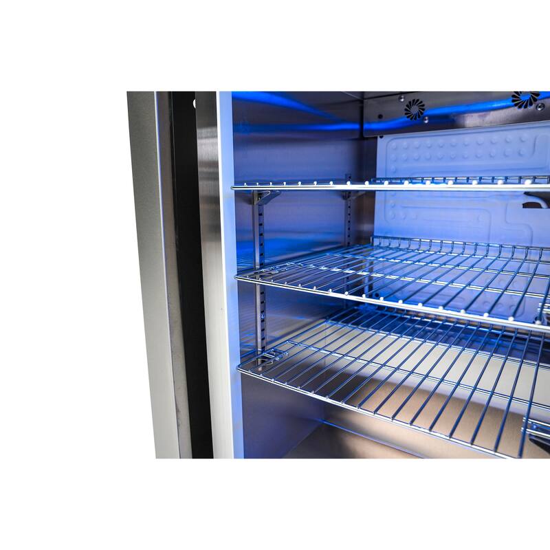 Mont Alpi MASF-SS Stainless Steel Beverage Center Cabinet Module with Outdoor Refrigerator Faucet and Sink + Storage Cabinet