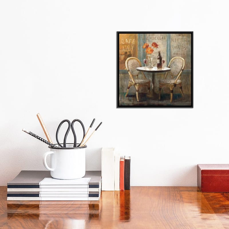 iCanvas "Meet Me at Le Cafe I" by Danhui Nai Framed Canvas Print