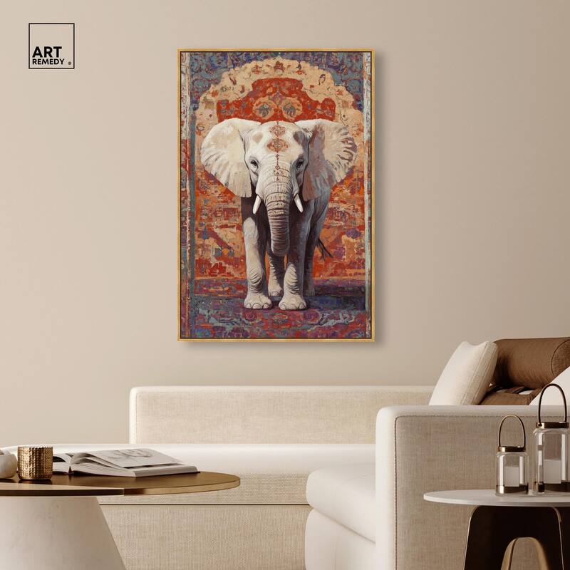 Elephant Archway Canvas by Art Remedy