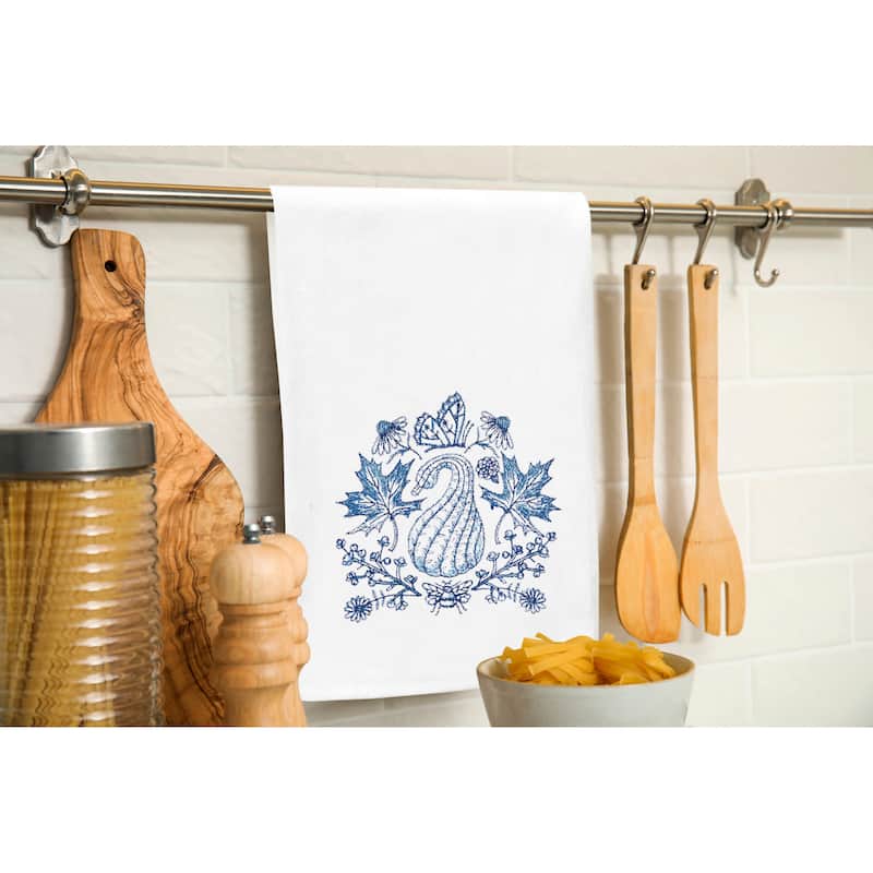 Blue Harvest Gourd Towel
