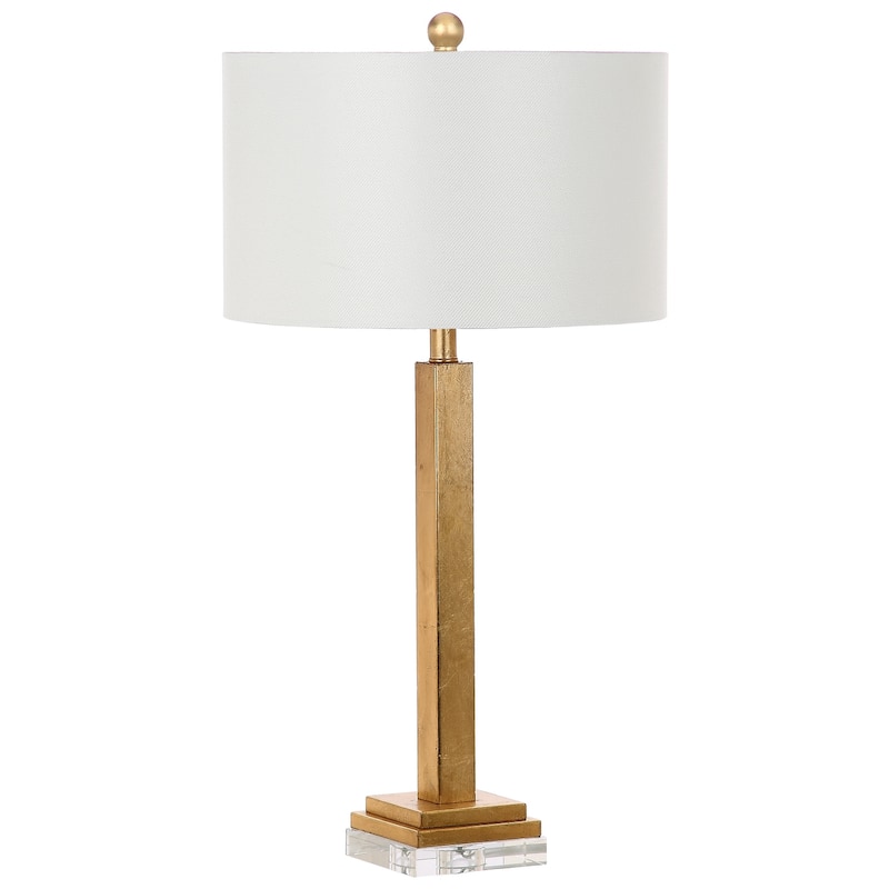 SAFAVIEH Lighting 30-inch Perri Crystal Base Table Lamp (Set of 2) - 16"x16"x30"