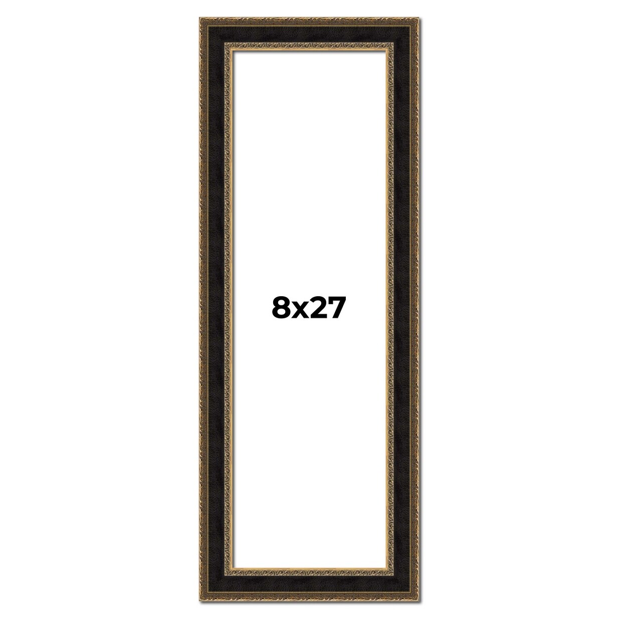 8x27 Frame Gold Antique Vintage Sold Wood Picture Frame | 1.75 Inch