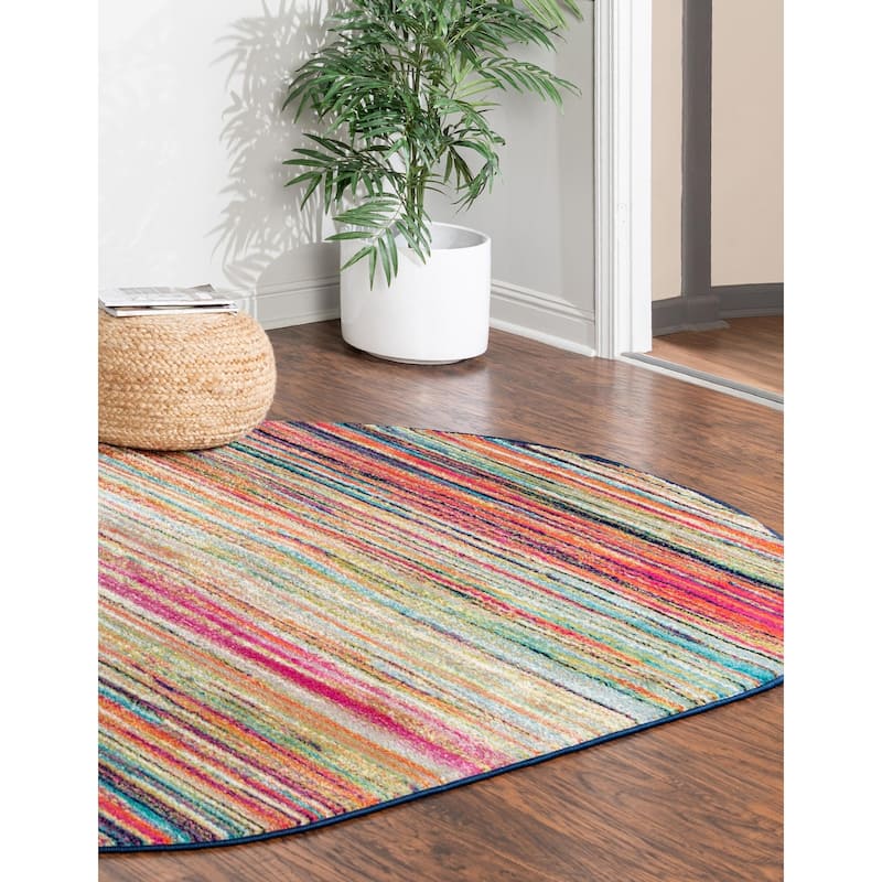 Contemporary Chorisia Collection Area Rug