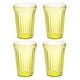 preview thumbnail 3 of 6, STP Goods Pastel Collection Faceted Drinking Glasses Set of 4 - 8.3 fl oz