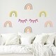 preview thumbnail 3 of 9, Walplus Cute Bedtime Rainbows Children Kids Wall Stickers Nursery Decor
