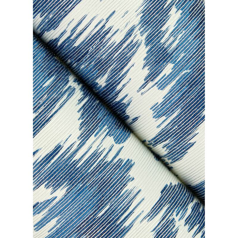 A-Street Prints Electra Blue Leopard Spot String Wallpaper