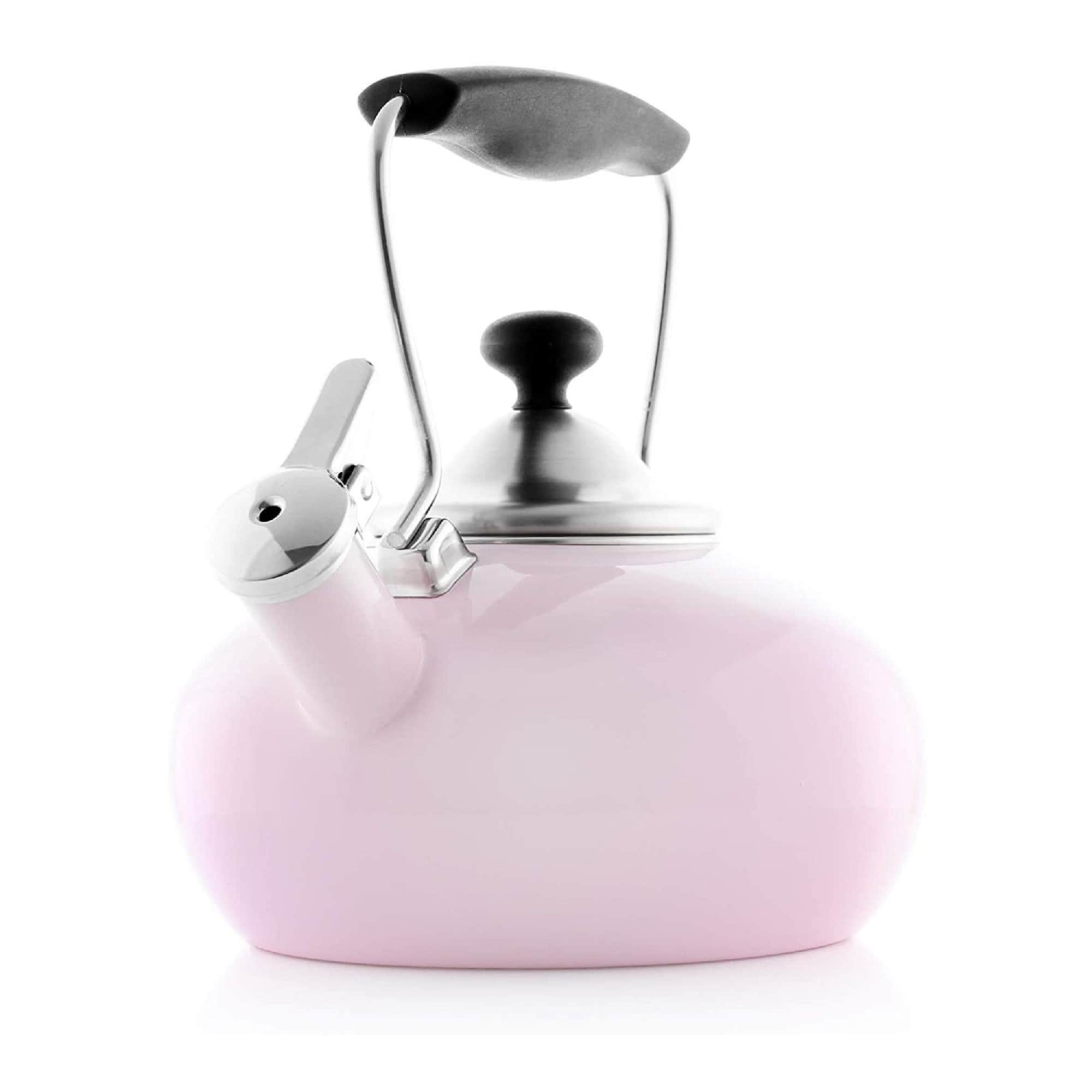 Chantal 37-1LB PN Enamel-on-Steel Zenith Teakettle (1.8 Quart