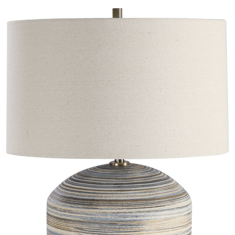 Uttermost Prospect Neutral Striped Accent Lamp