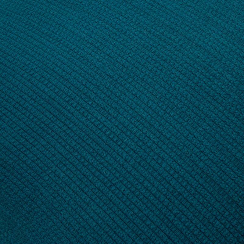 Rizzy Home Ribbed Textured Solid Throw Pillow - Polyester - Teal