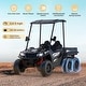 preview thumbnail 26 of 37, EROMMY 24V 2-Seater Ride-On Dump Truck with Remote Control, 4WD, Music & Auto Dump Bed.